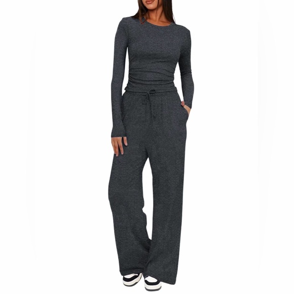 Women's Gray loungewear set New Boutique - Picture 3 of 3